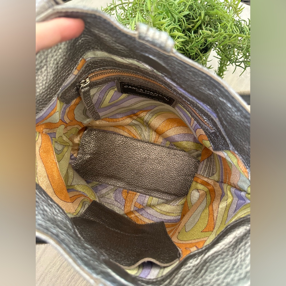 CARLA MANCINI DUSTIN ARGENTO BAG - Picture 10 of 12